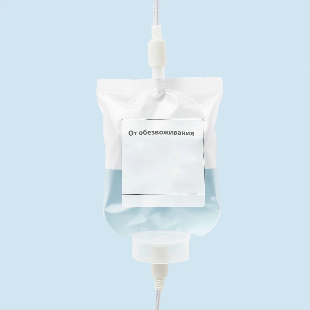Пакет с инфузионным раствором